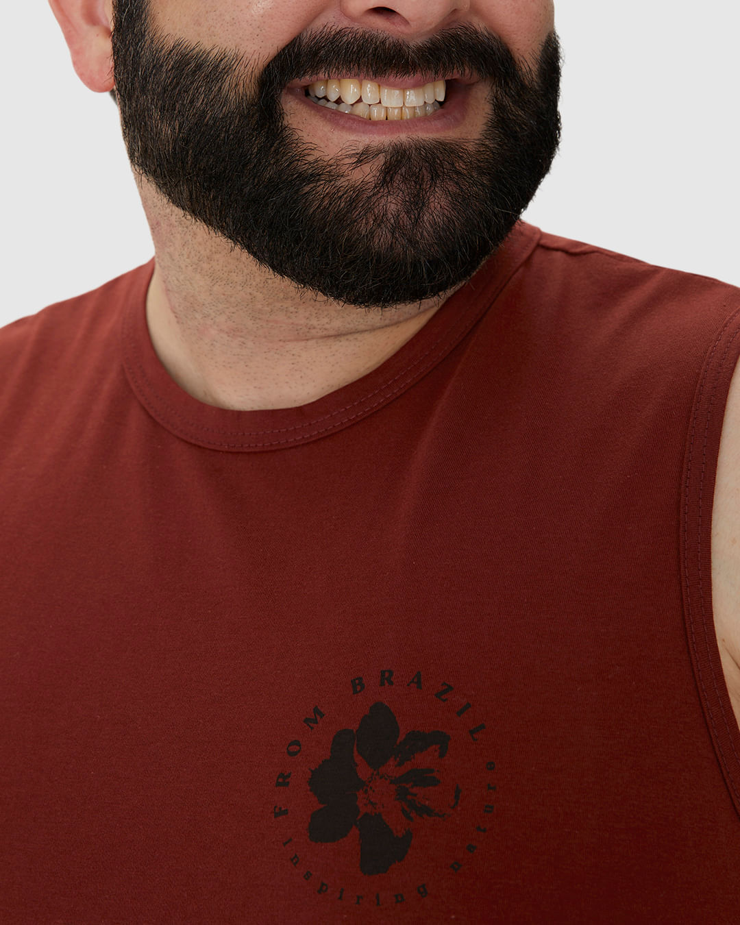 Regata Masculina Plus Size Inspiring Nature Em Algodão - Imagem 14