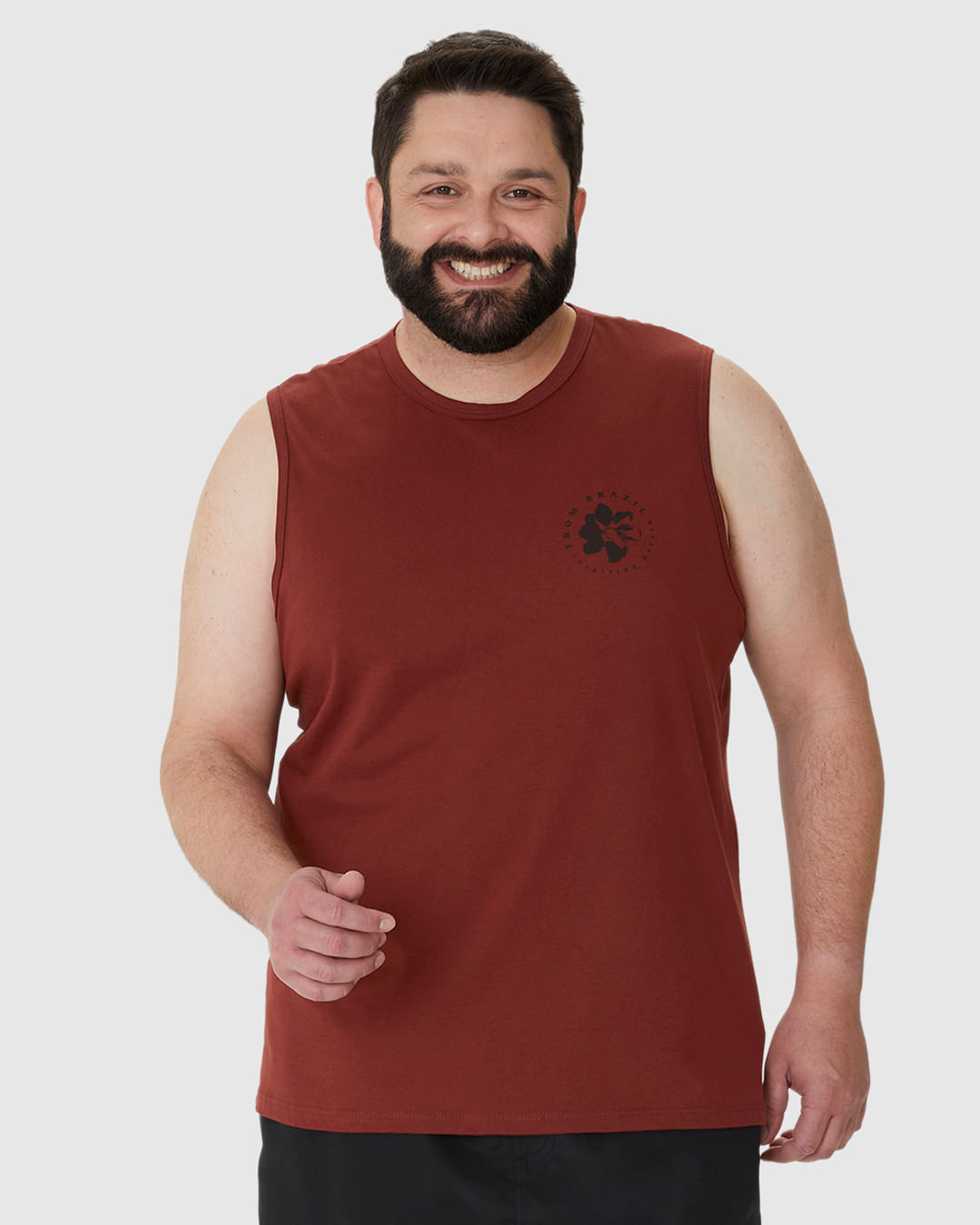 Regata Masculina Plus Size Inspiring Nature Em Algodão - Imagem 23