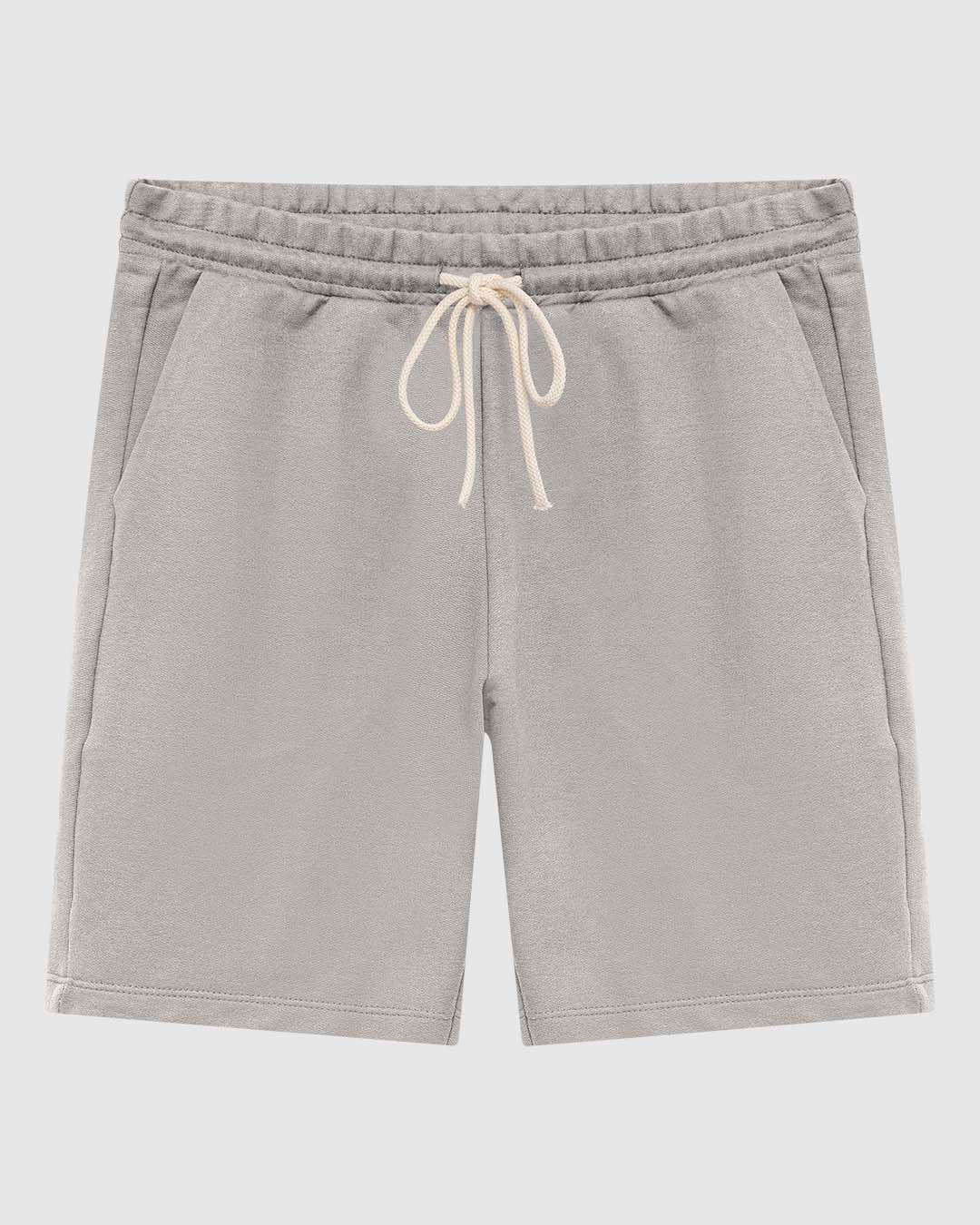 Bermuda Masculina Slim Fit Bolso Faca Em Moletinho