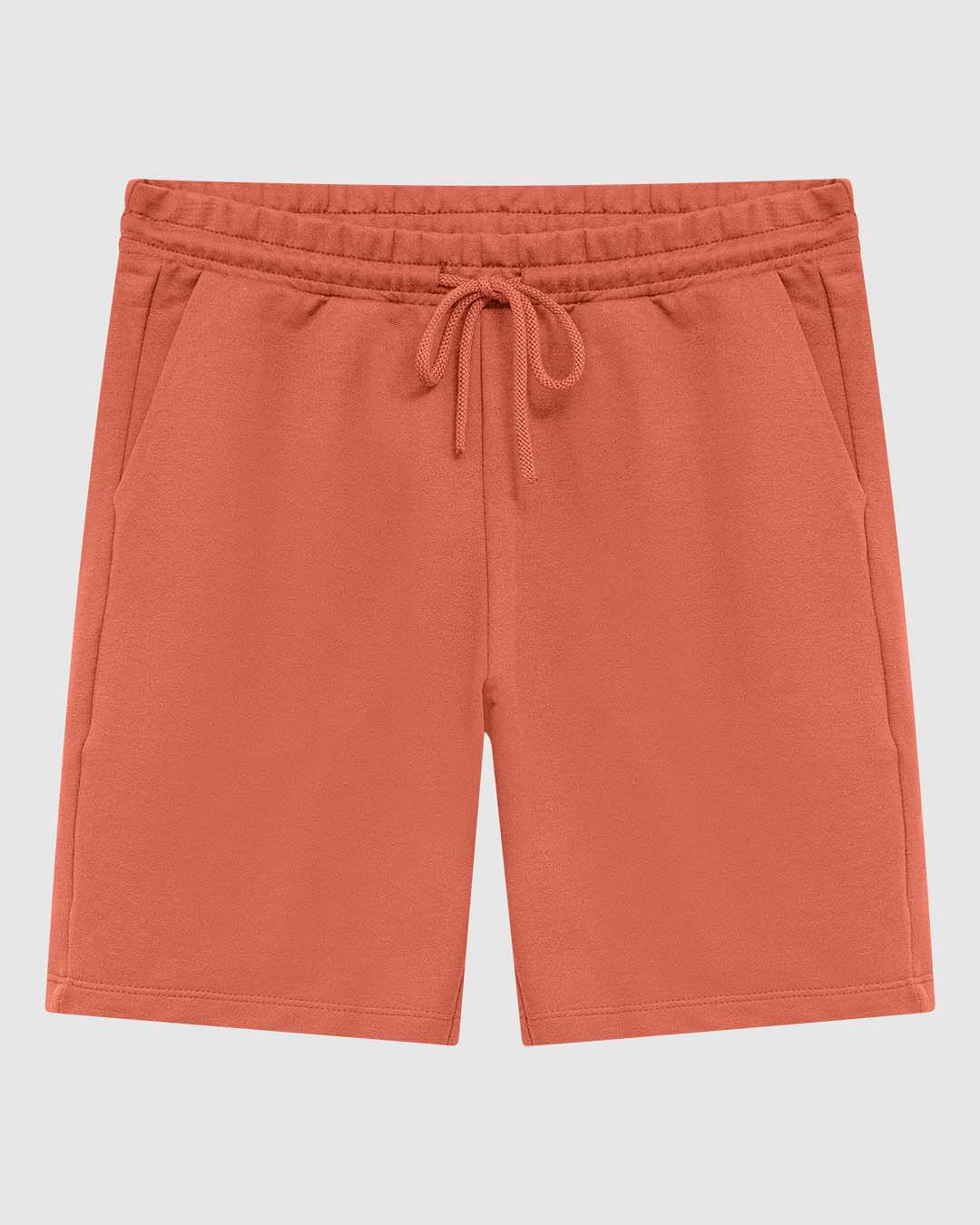 Bermuda Masculina Slim Fit Bolso Faca Em Moletinho