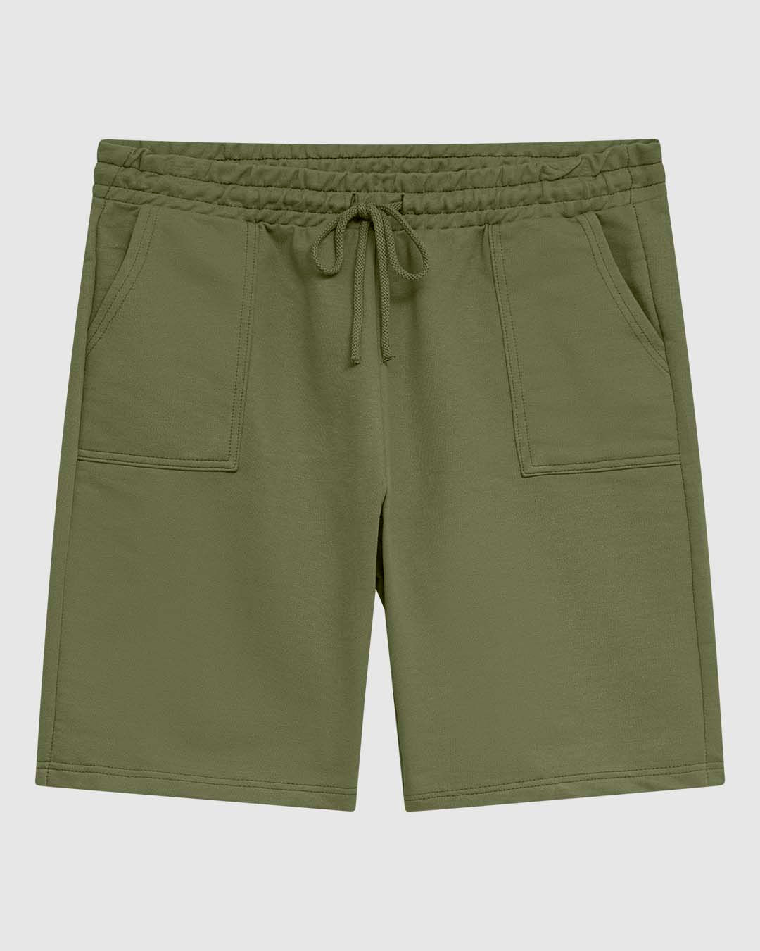 Bermuda Masculina Comfort Bolso Frontal Em Moletom