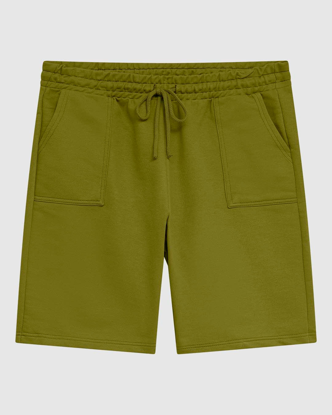 Bermuda Masculina Comfort Bolso Frontal Em Moletom - Imagem 7