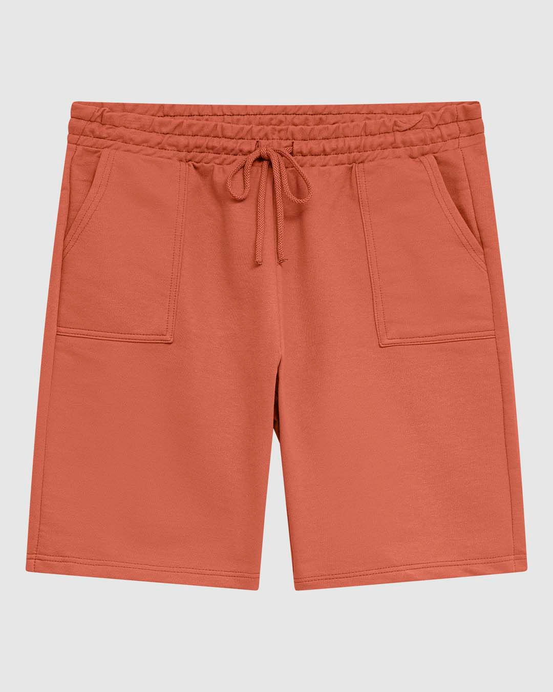 Bermuda Masculina Comfort Bolso Frontal Em Moletom