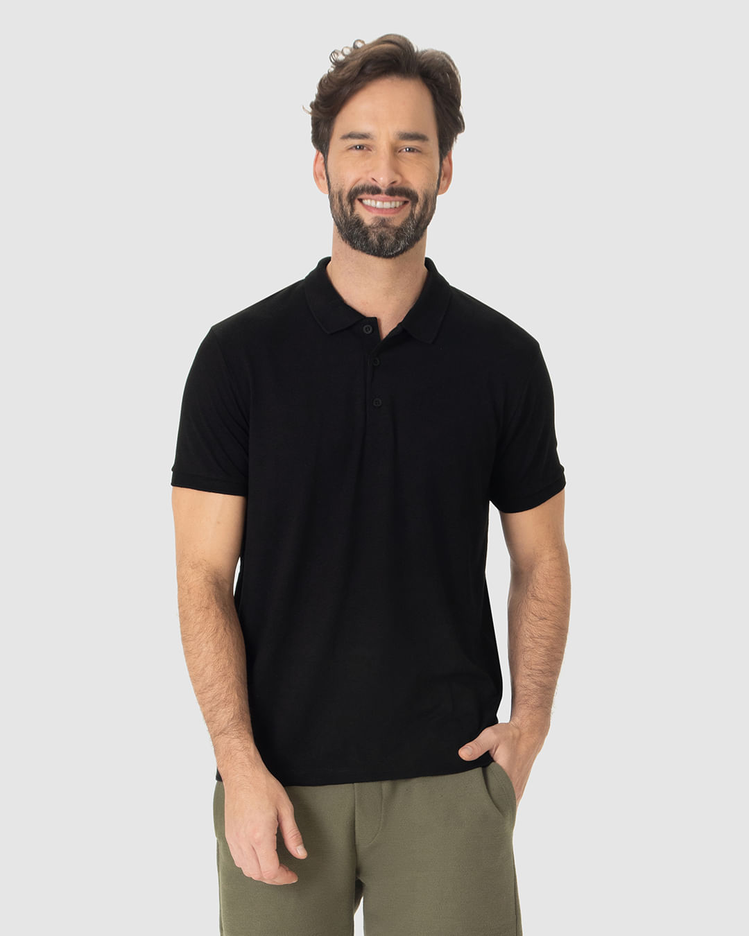 Camisa Polo Movimento Gola Esporte Em Malha Anti Odor
