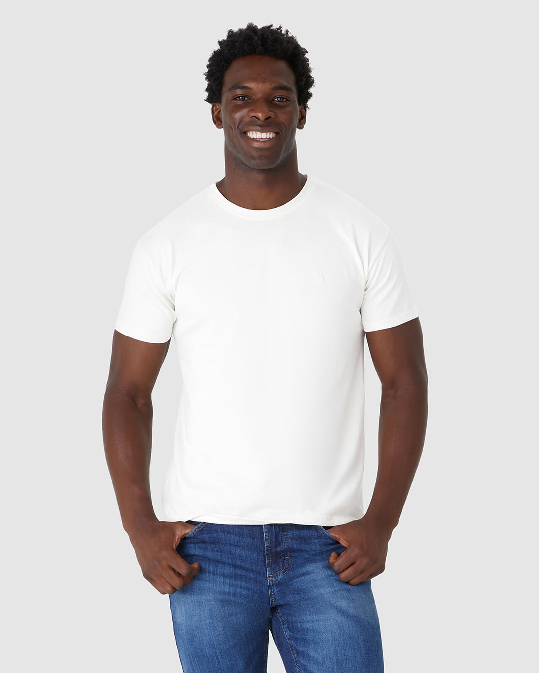 Camiseta Abraço Masculina Em Malha Comfy Touch