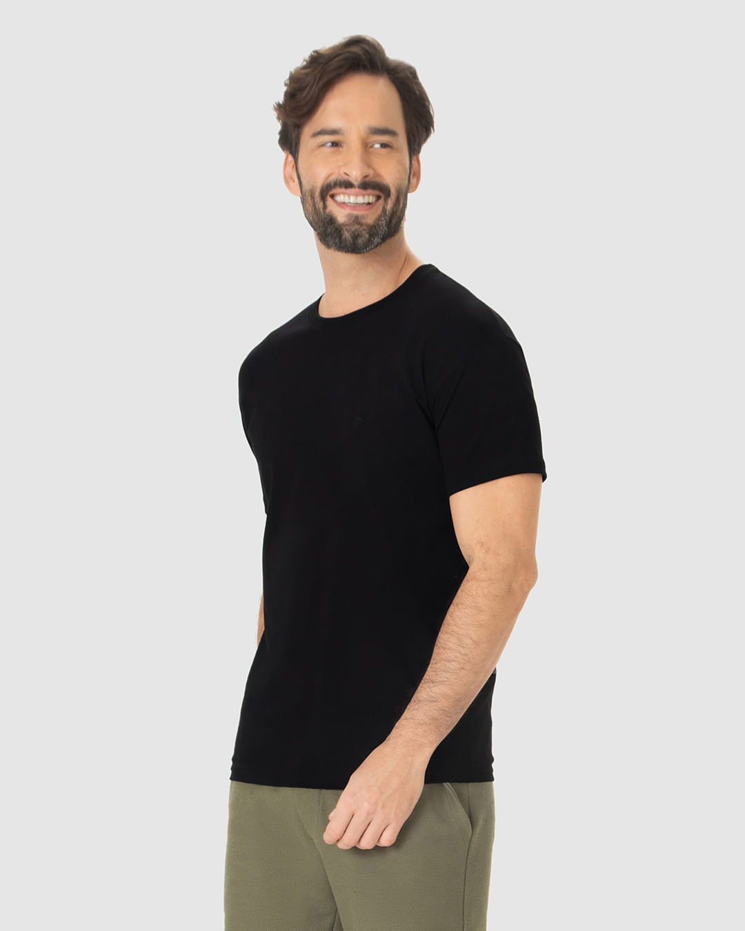 Camiseta Abraço Masculina Em Malha Comfy Touch