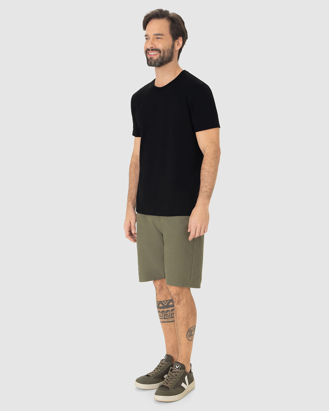 Camiseta Pima Masculina Com Acabamento No Decote Interno - Imagem 12