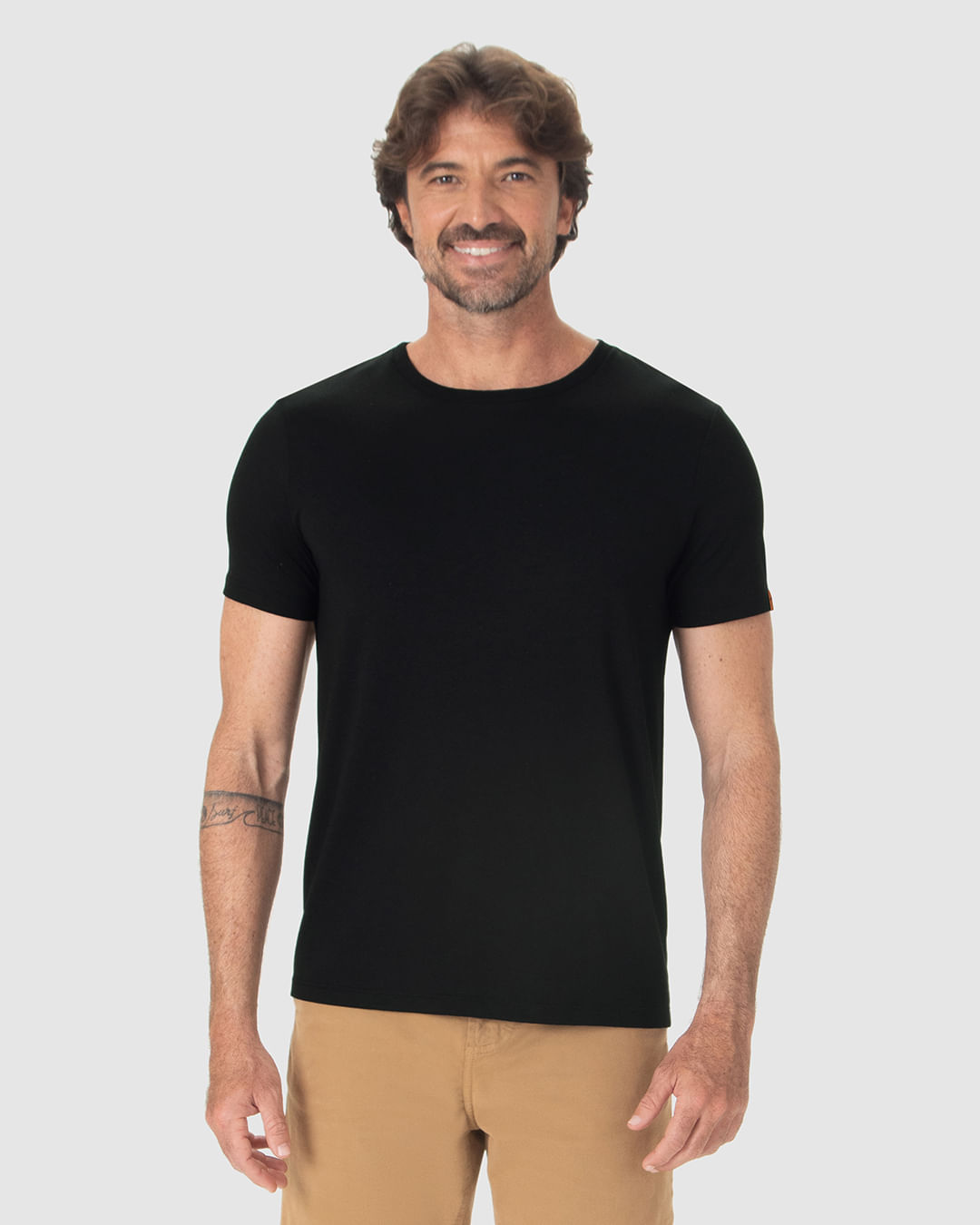 Camiseta Movimento Masculina Decote Redondo Em Malha Anti Odor - Imagem 14