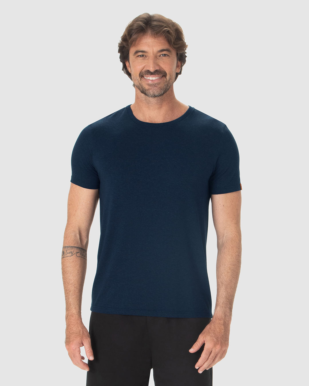 Camiseta Movimento Masculina Decote Redondo Em Malha Anti Odor - Imagem 24