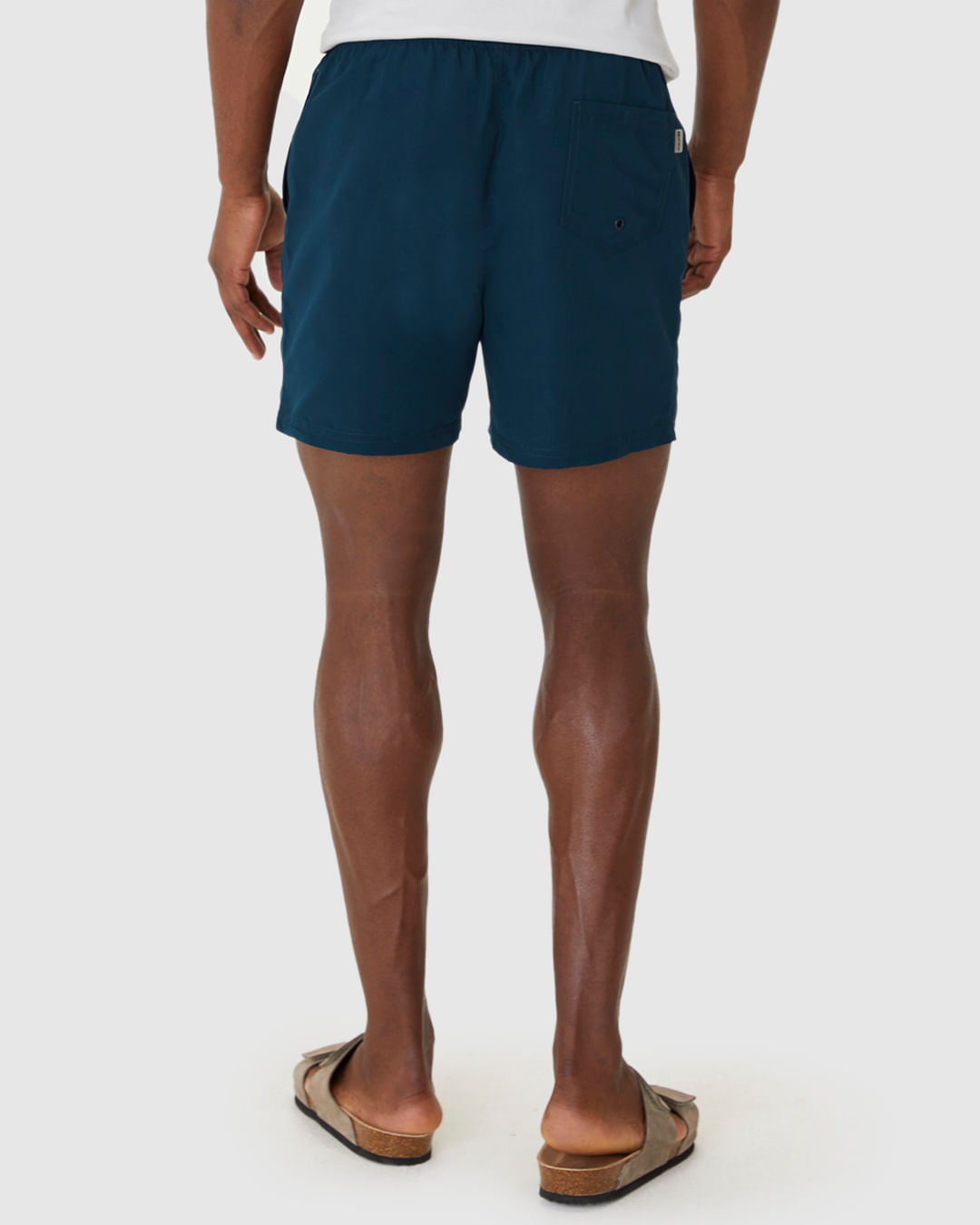 Shorts Masculino Cós Com Cadarço Funcional Em Tafetá - Imagem 29