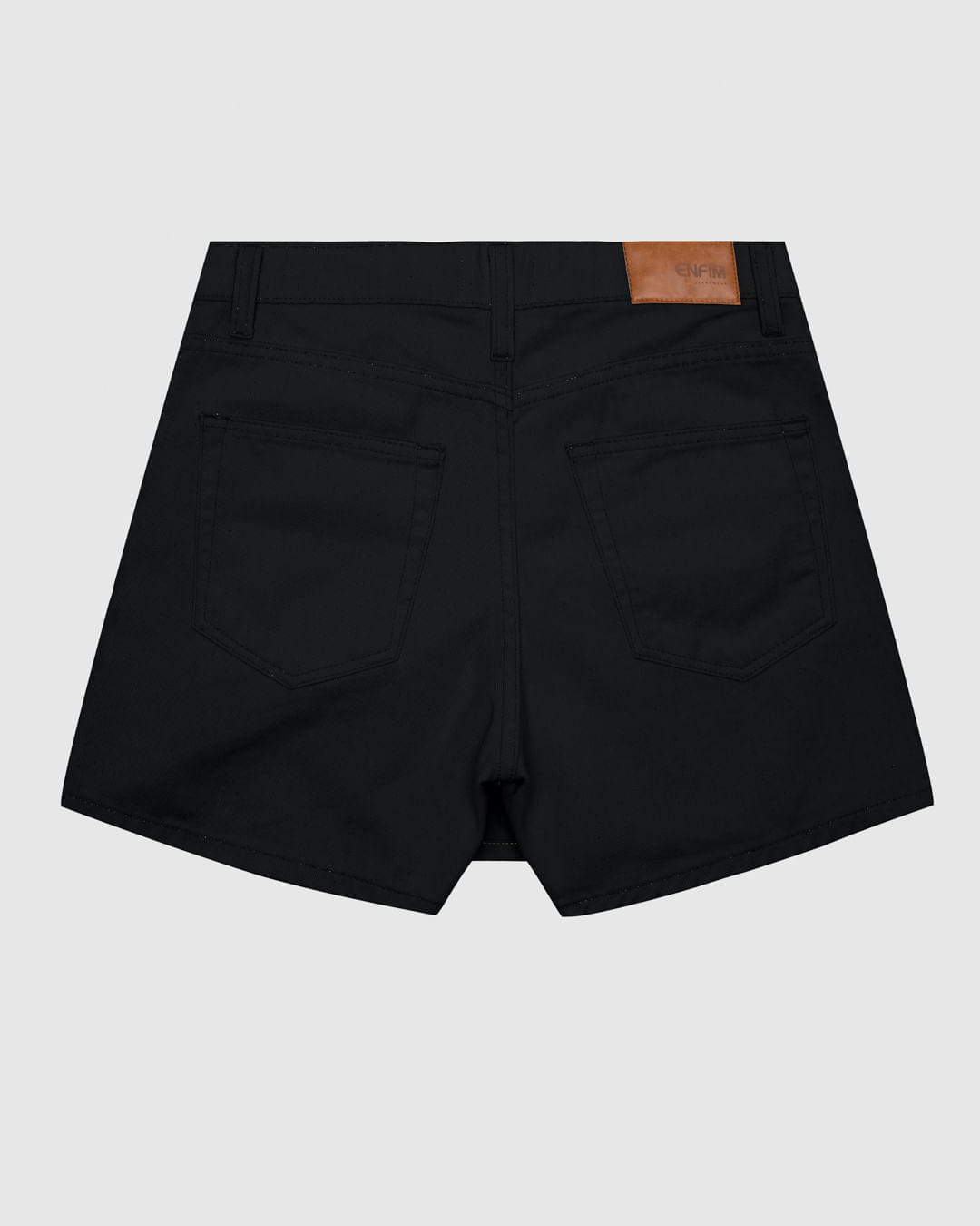 Shorts Saia Feminino Evasê Cintura Média Em Sarja - ENFIM - Imagem 9