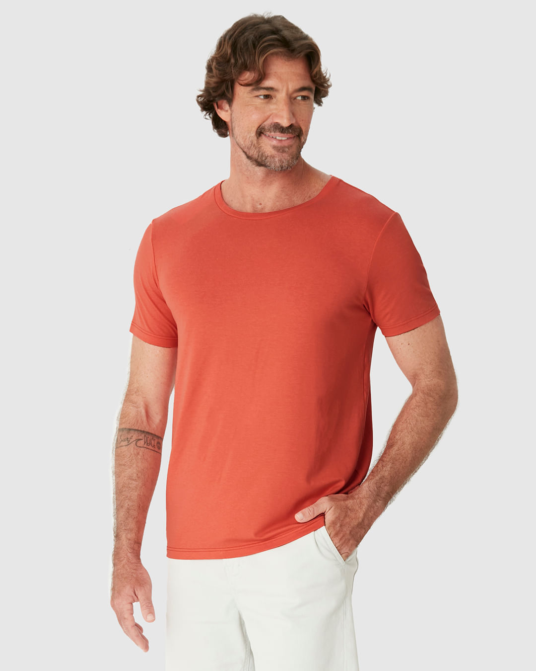 Camiseta Movimento Masculina Slim Em Malha Anti Odor - Imagem 21