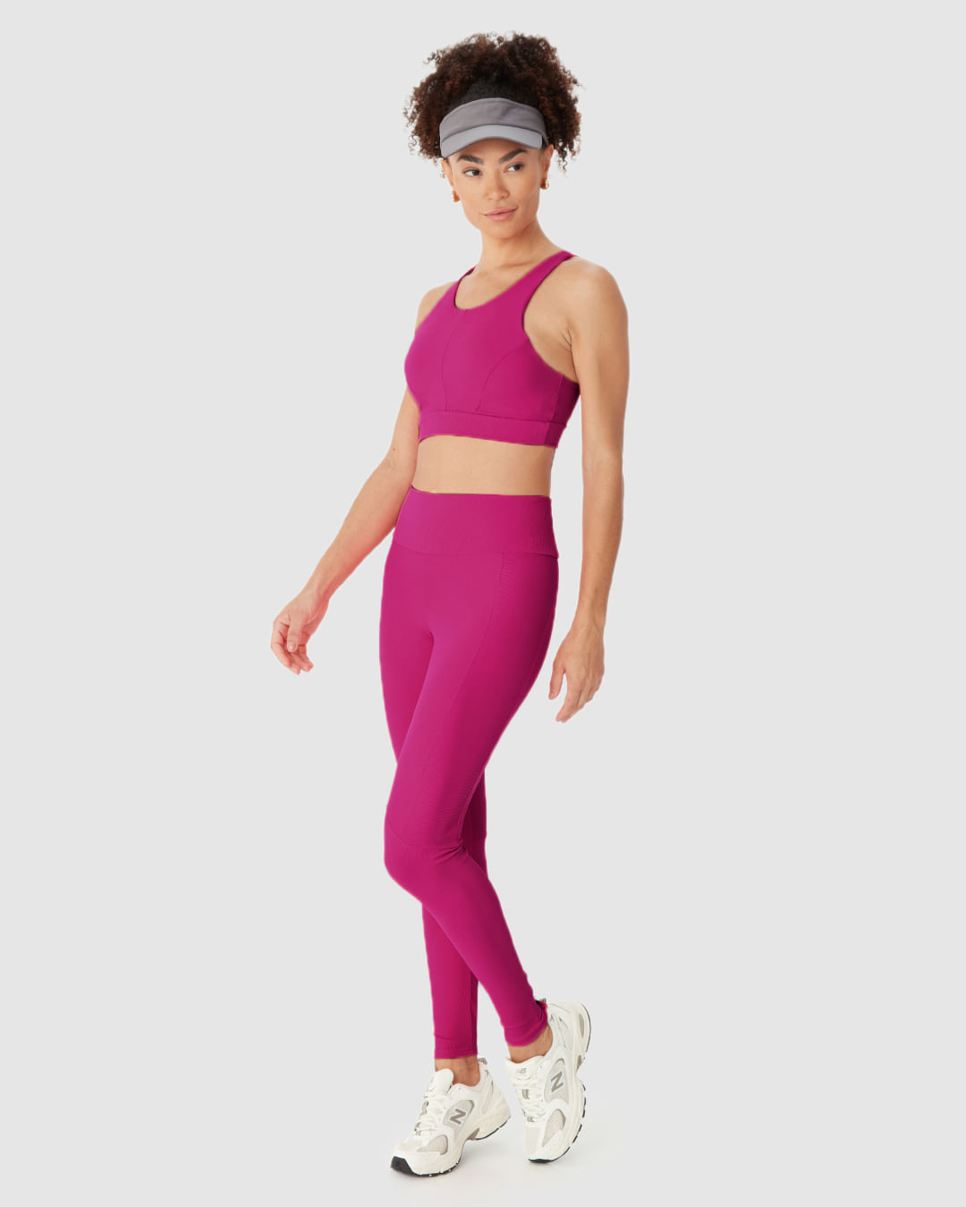 Calça Legging Esportiva Feminina Bolso Lateral em Malha Canelada Malwee Active