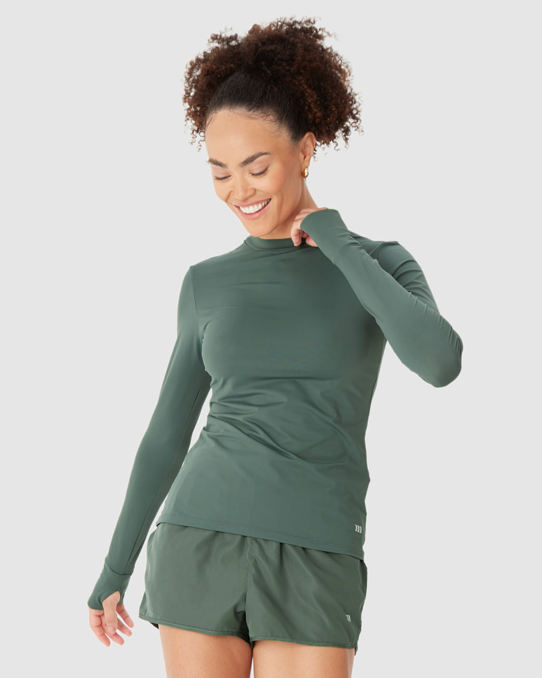 Blusa Esportiva Feminina Manga Com Abertura Para Dedo E Proteção UV50+ Malwee Active - Imagem 6