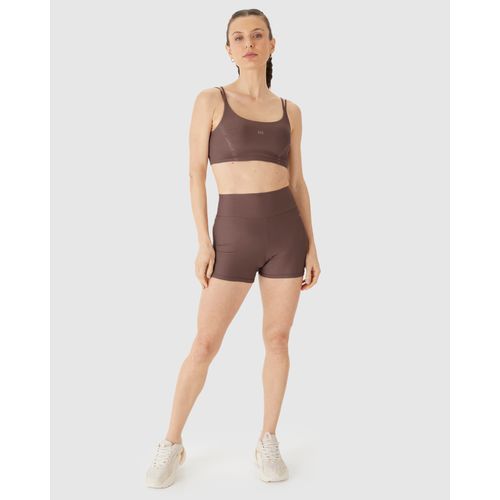 Shorts Esportivo Feminino Living On The Move em Malha Dry e Proteção UV50+ Malwee Active