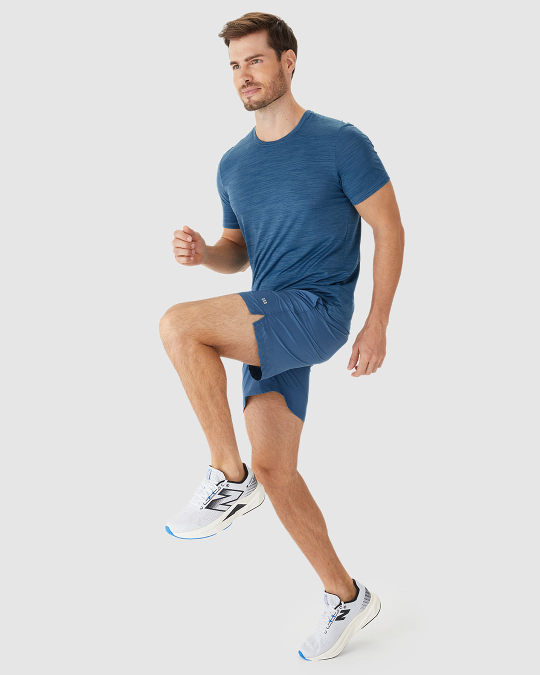 Shorts Esportivo Masculino Cadarço Interno Funcional Em Tafetá Malwee Active - Imagem 16