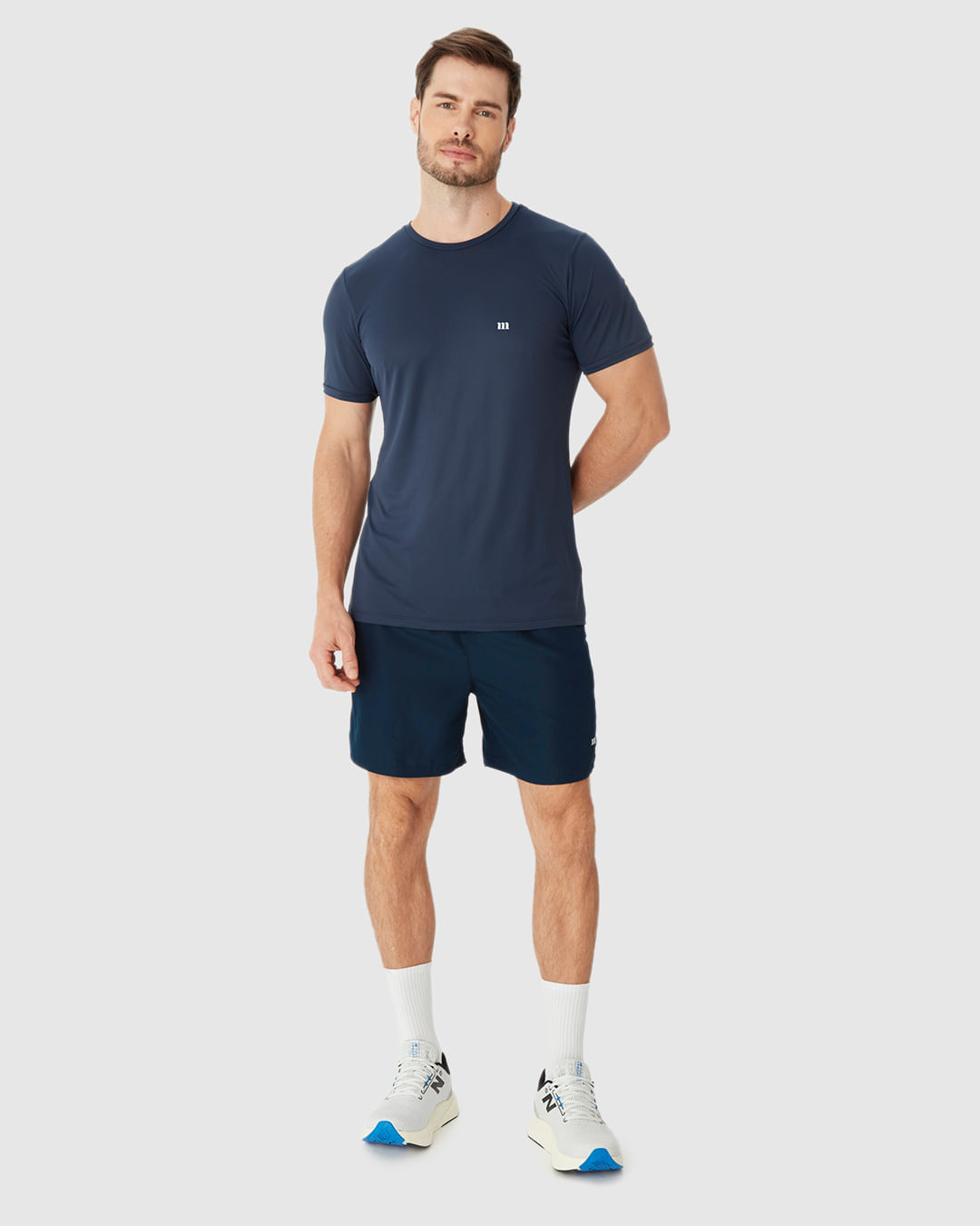 Shorts Esportivo Masculino Cadarço Interno Funcional Em Tafetá Malwee Active - Imagem 16