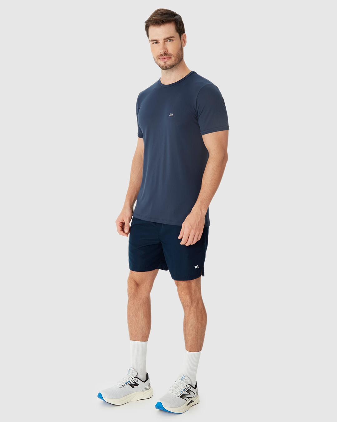 Shorts Esportivo Masculino Cadarço Interno Funcional Em Tafetá Malwee Active - Imagem 12