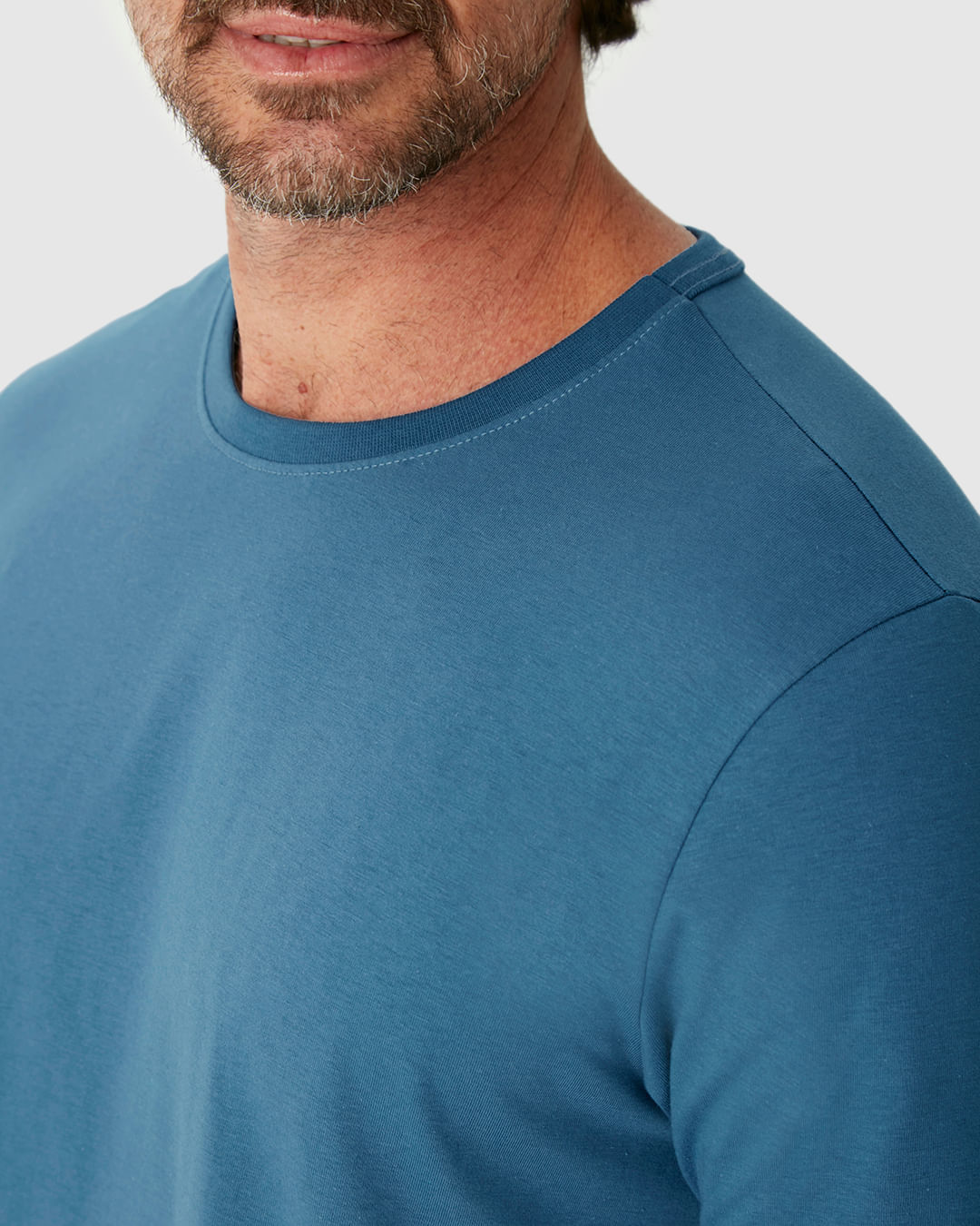 Camiseta Essencial Masculina Etiqueta Estampada Em Algodão - Imagem 13