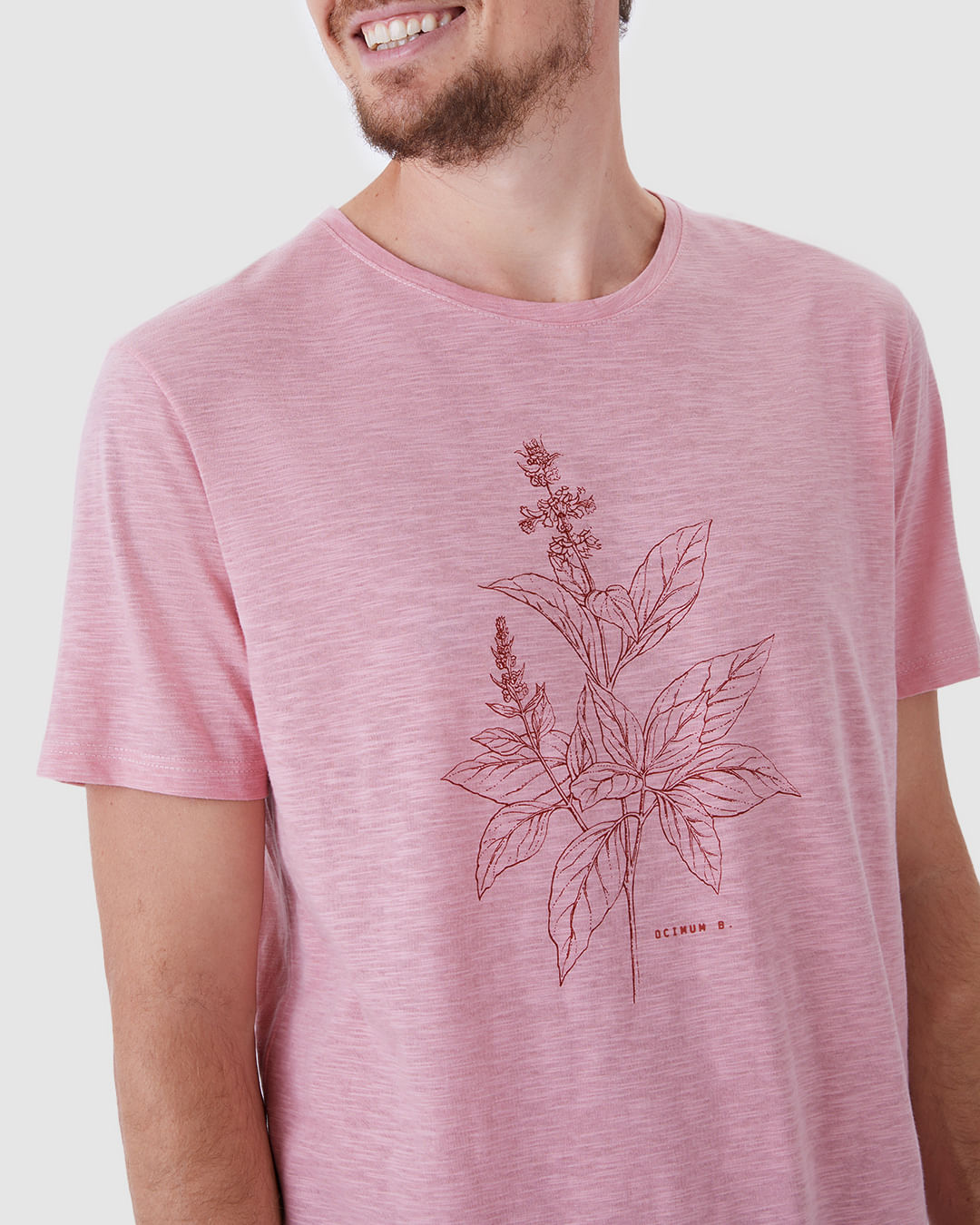 Camiseta Masculina Manga Curta Estampa Frontal Em Malha Flamê - Imagem 18