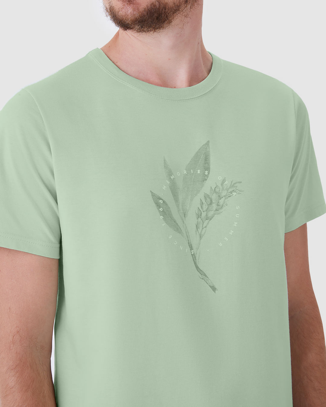 Camiseta Masculina Slim Estampada Em Algodão - Imagem 13