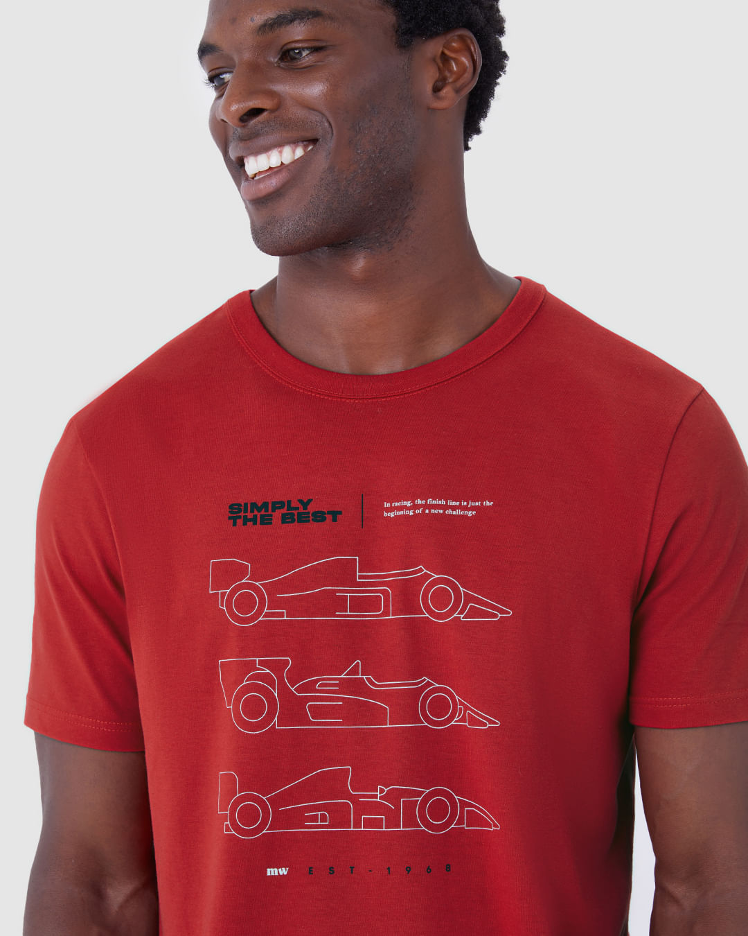 Camiseta Masculina Regular Estampada Em Algodão - Imagem 13