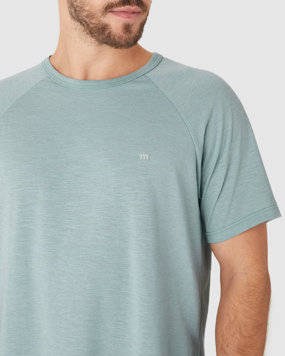 Pijama Curto Masculino Camiseta Manga Curta Em Malha Fio A Fio - Imagem 13