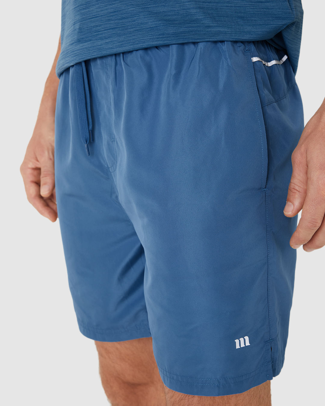 Shorts Esportivo Masculino Cadarço Interno Funcional Em Tafetá Malwee Active - Imagem 18
