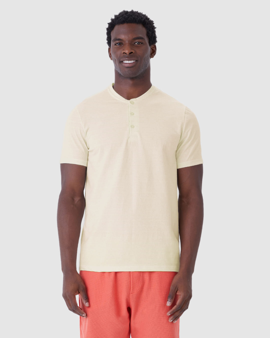 Camiseta Masculina Slim Peitilho Frontal Em Malha Linho Texturizada - Imagem 9