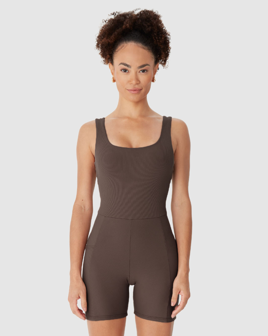 Macaquinho Esportivo Utilitário Bolso Lateral Em Malha Canelada Malwee Active - Imagem 14