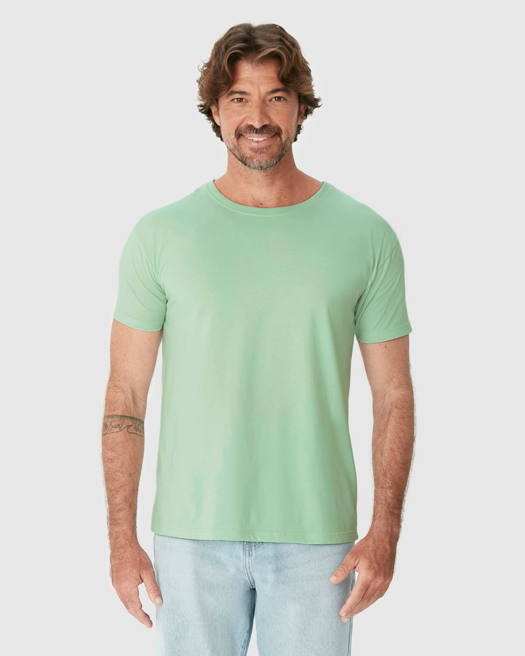 Camiseta Original Masculina Decote Redondo Em Algodão - Imagem 4