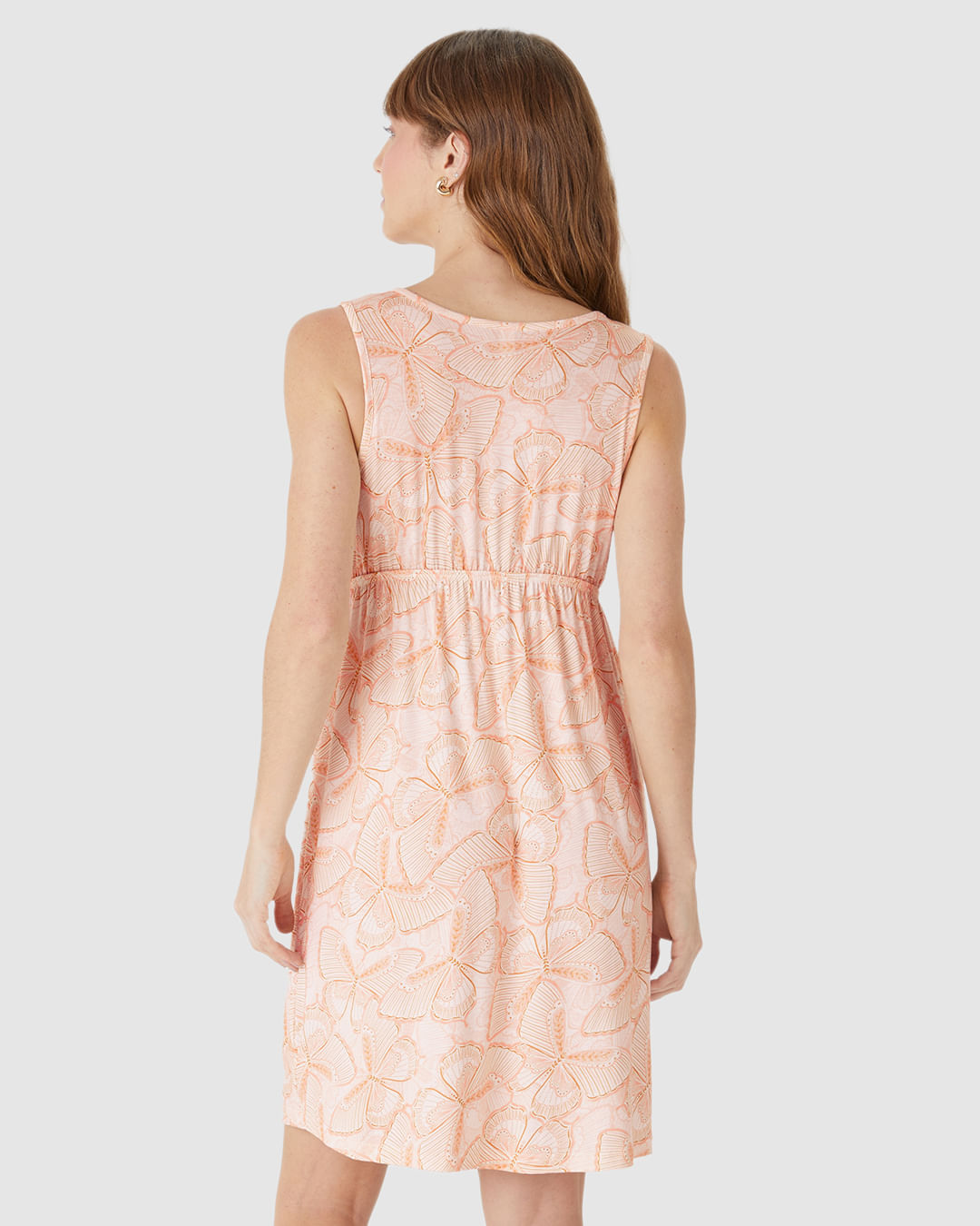 Camisola Feminina Slim Gestante Laço Decorativo Em Viscose Stretch - Imagem 5
