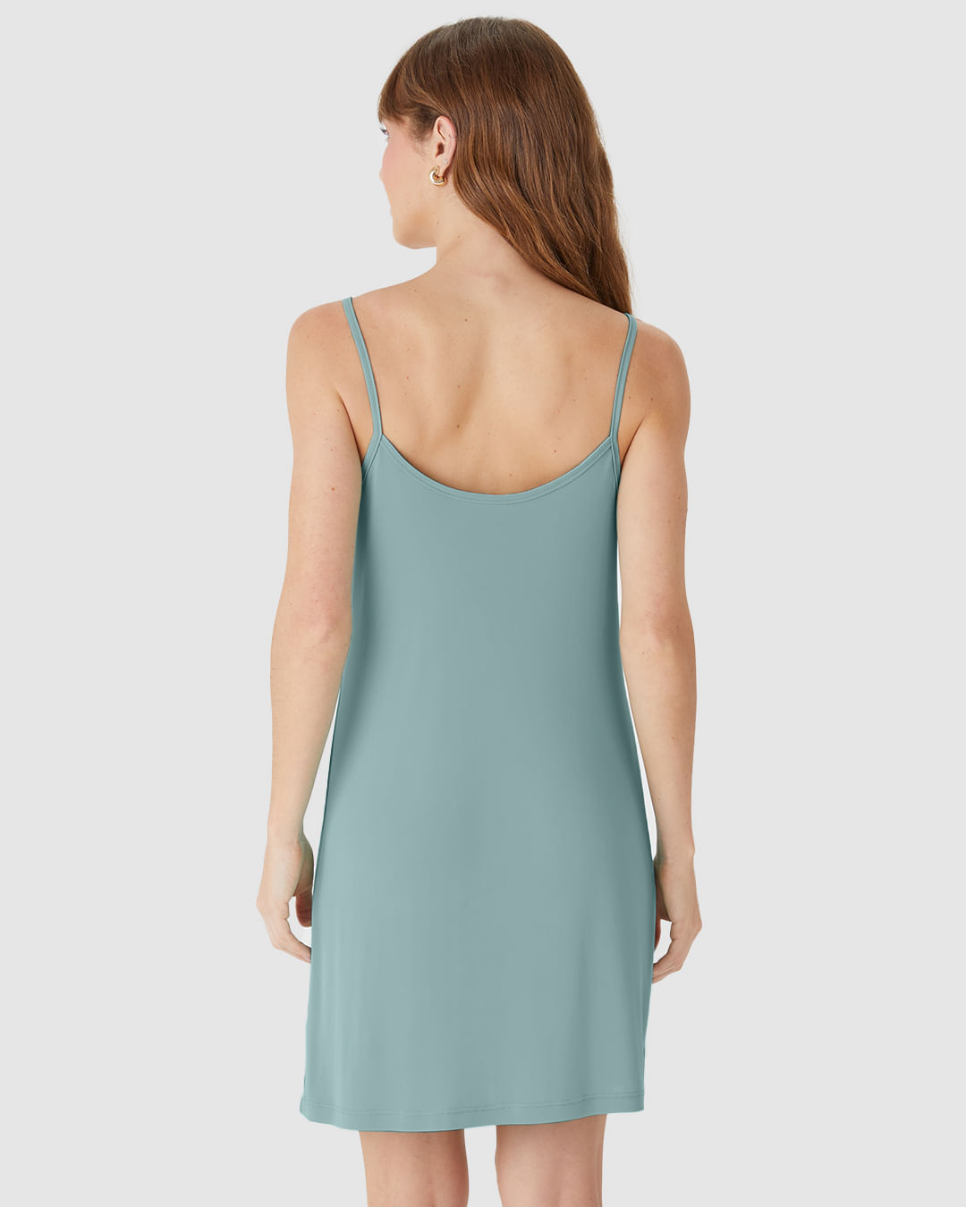 Camisola Feminina Decote V Detalhe Rendado Em Liganete 100% Poliamida - Imagem 20