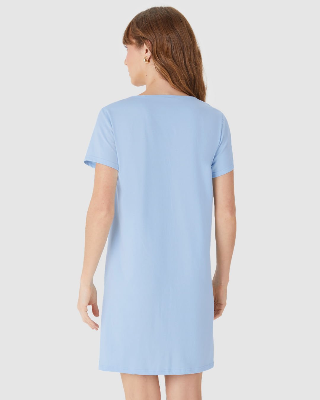 Camisola Feminina Estampa Ohana Stitch Disney Em Algodão - Imagem 10