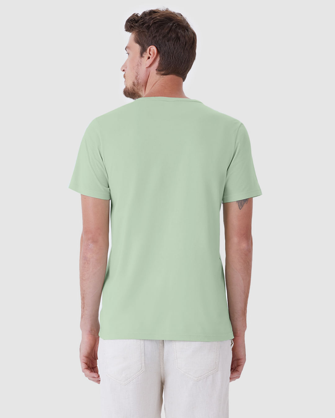Camiseta Masculina Slim Estampada Em Algodão - Imagem 10