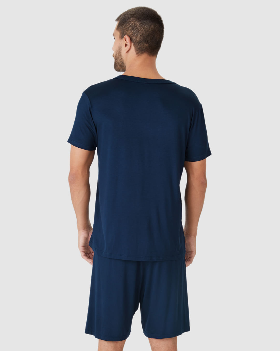 Pijama Curto Masculino Match Point Academy & Club Em Viscose Stretch - Imagem 20