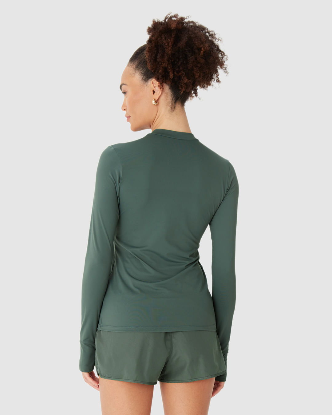 Blusa Esportiva Feminina Manga Com Abertura Para Dedo E Proteção UV50+ Malwee Active - Imagem 15