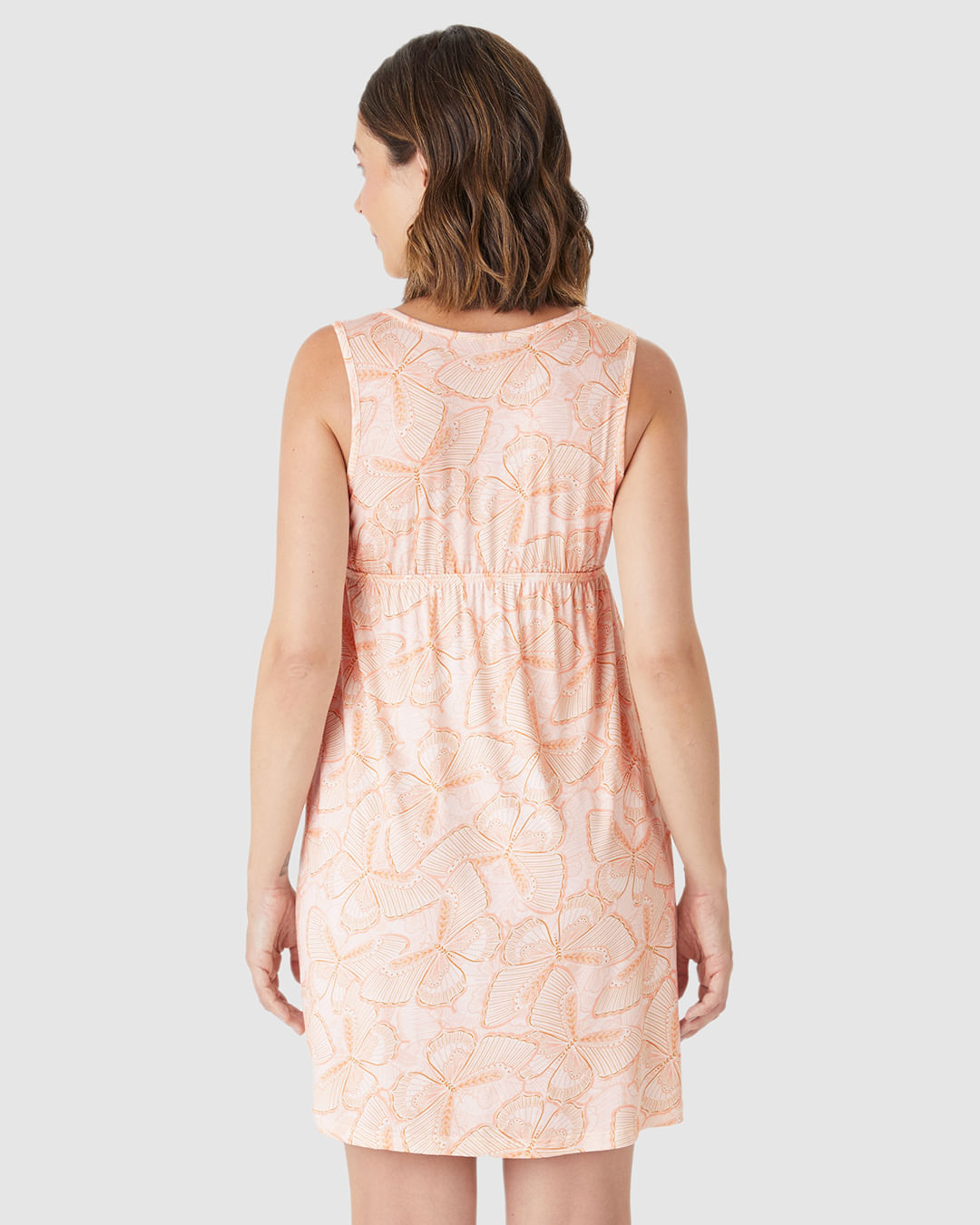 Camisola Feminina Slim Gestante Laço Decorativo Em Viscose Stretch - Imagem 50