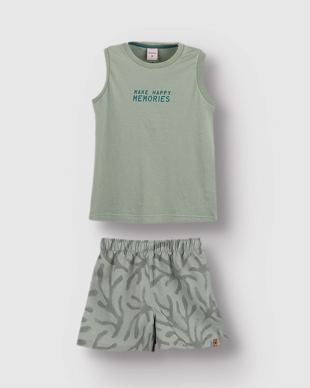 Conjunto Menino Regata Estampa Costas Summertime Em Algodão - Carinhoso - Imagem 13