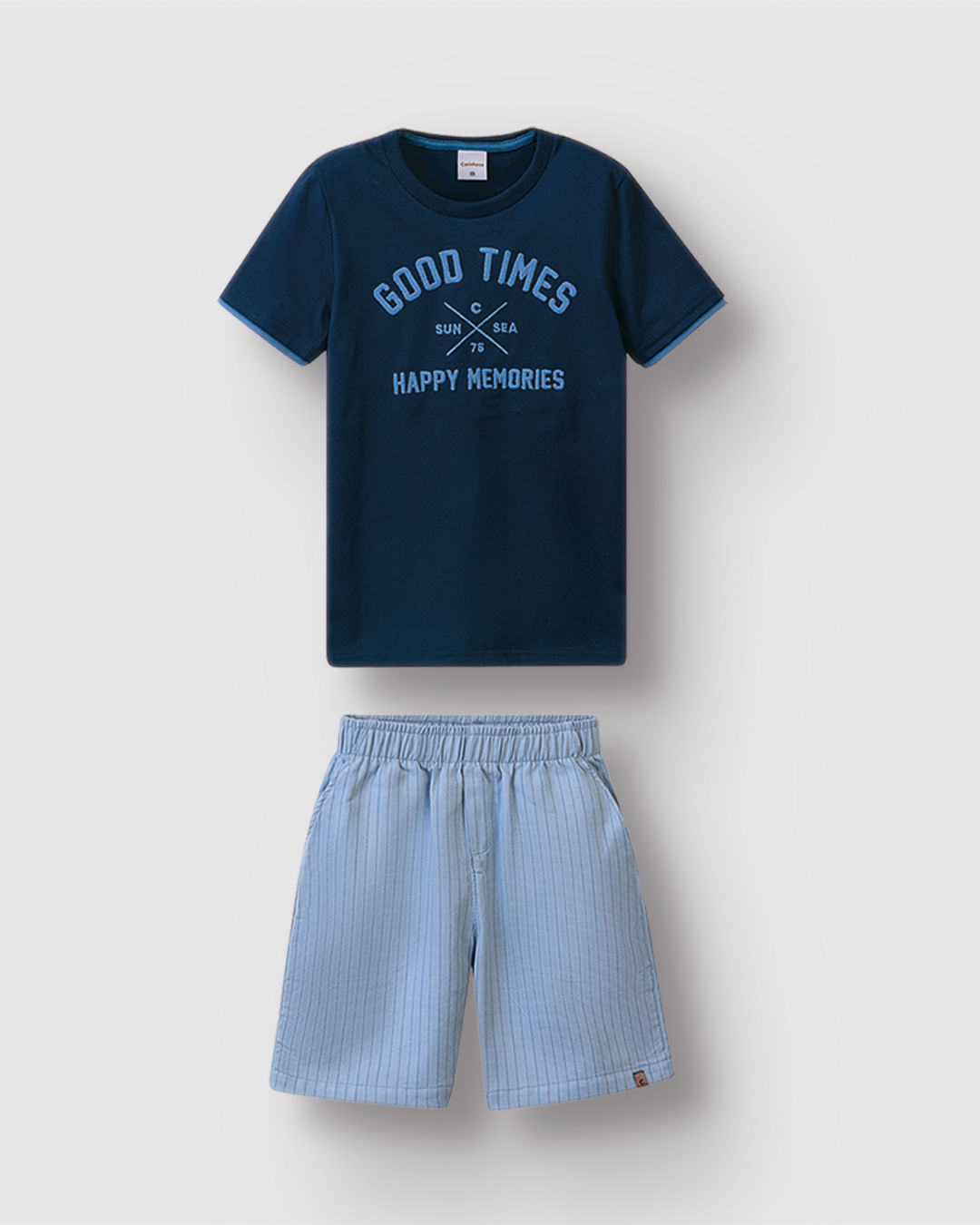 Conjunto Menino Good Time Happy Memories Em Algodão - Carinhoso - Imagem 8