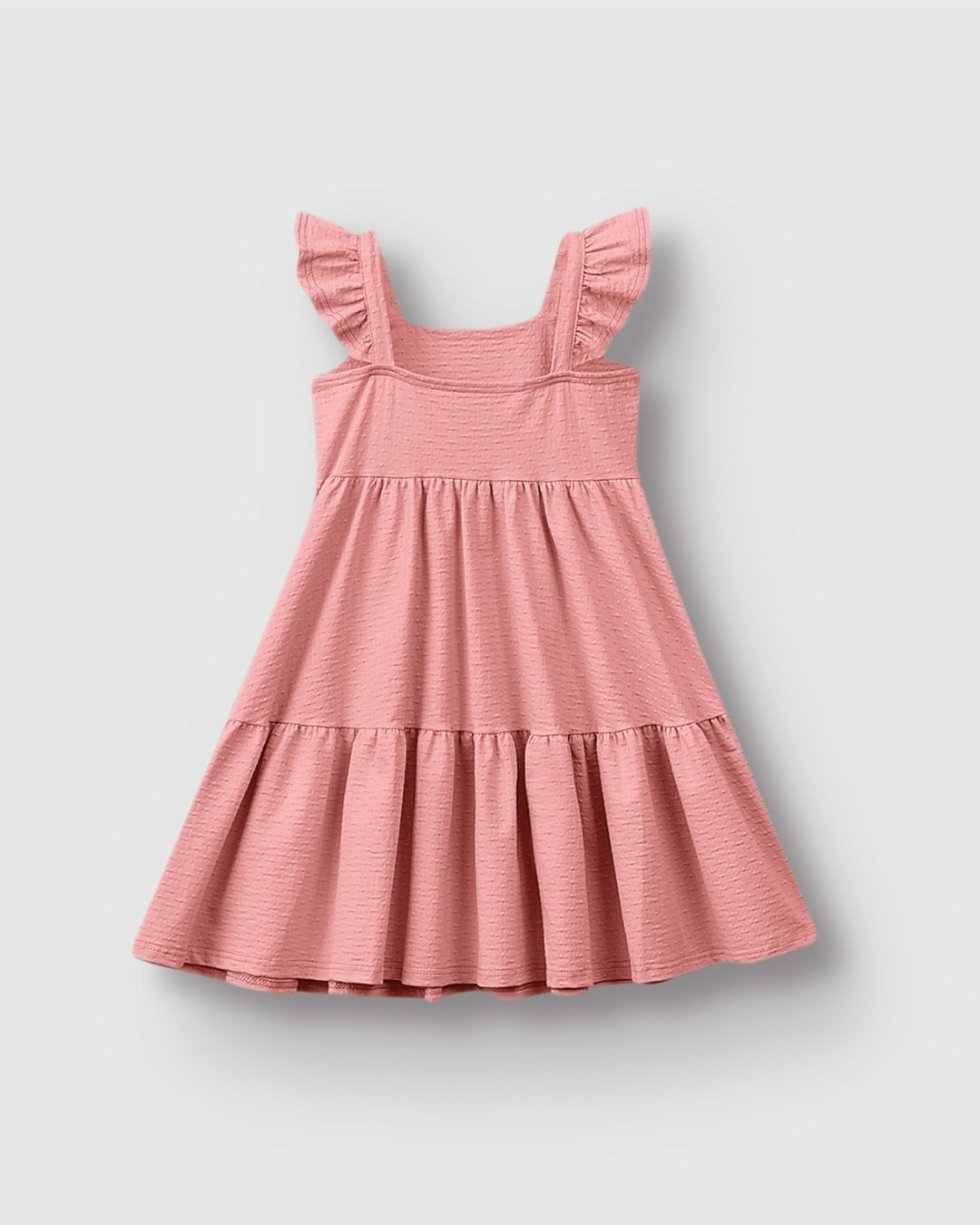 Vestido Menina Alça Babado Com Aplique Pérola Malha Texturizada - Carinhoso - Imagem 14