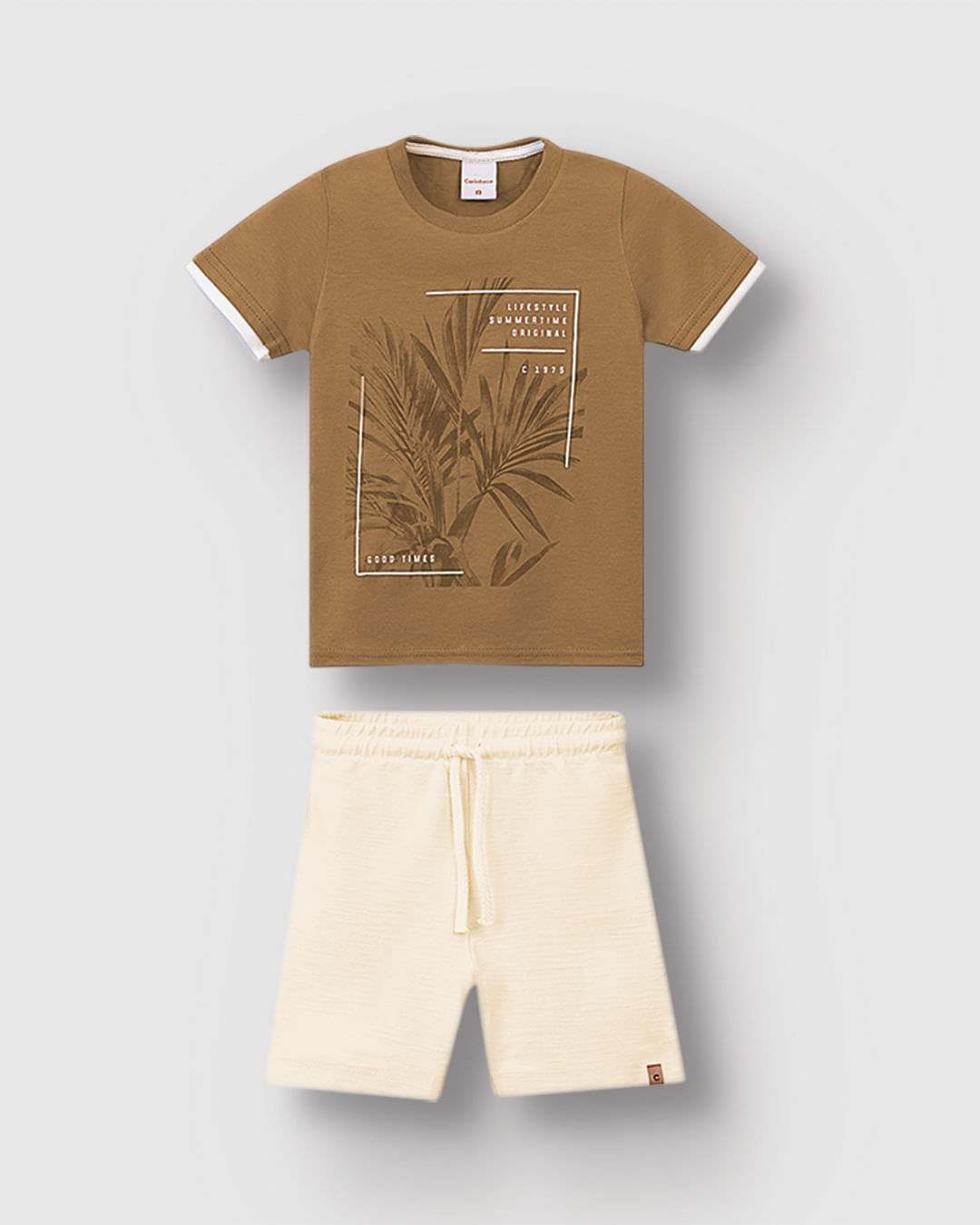 Conjunto Menino Camiseta Lifestyle Estampa HD Em Algodão - Carinhoso - Imagem 8