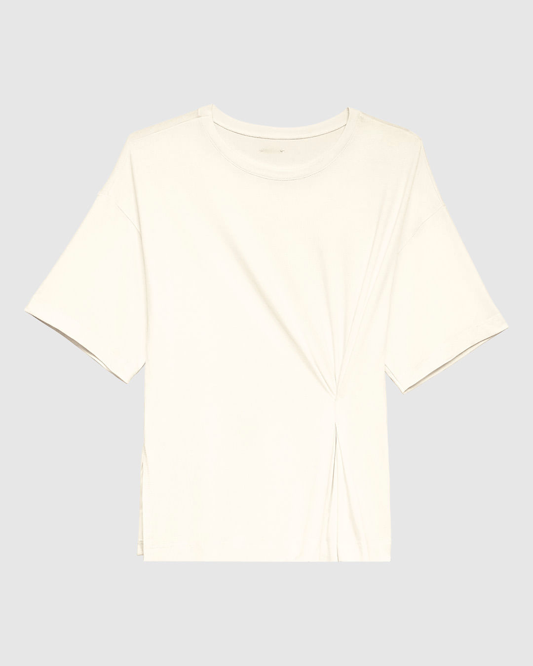 Blusa Feminina Ampla Detalhe Franzido Em Malha Viscose Stretch - ENFIM