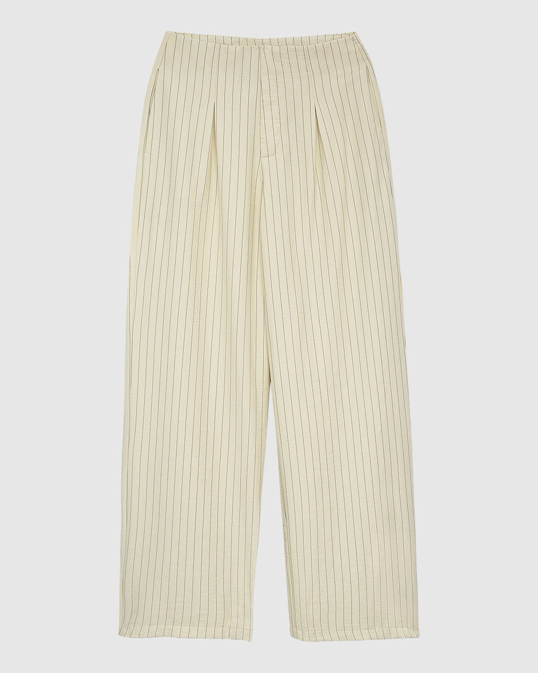 Calça Feminina Alfaiataria Bolso Embutido Em Tecido Risca De Giz - ENFIM