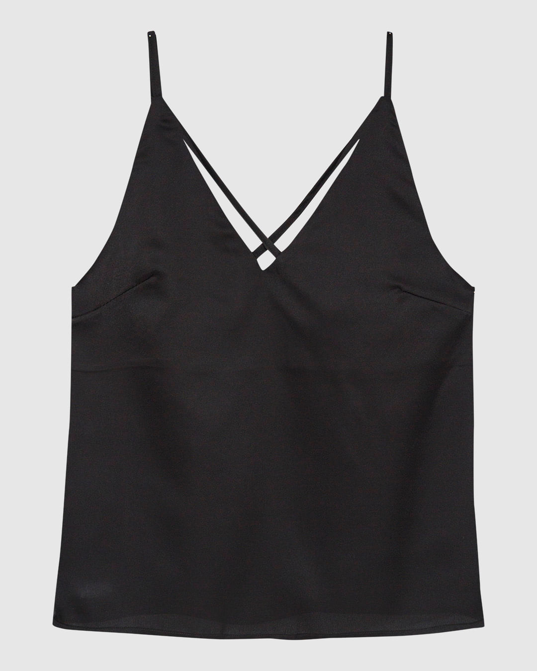 Blusa Feminina Ampla de Alcinha em Cetim - ENFIM
