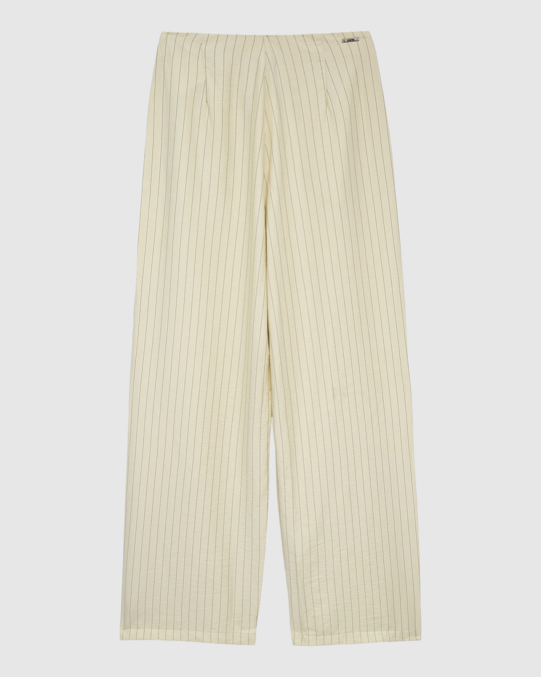 Calça Feminina Alfaiataria Bolso Embutido Em Tecido Risca De Giz - ENFIM - Imagem 8