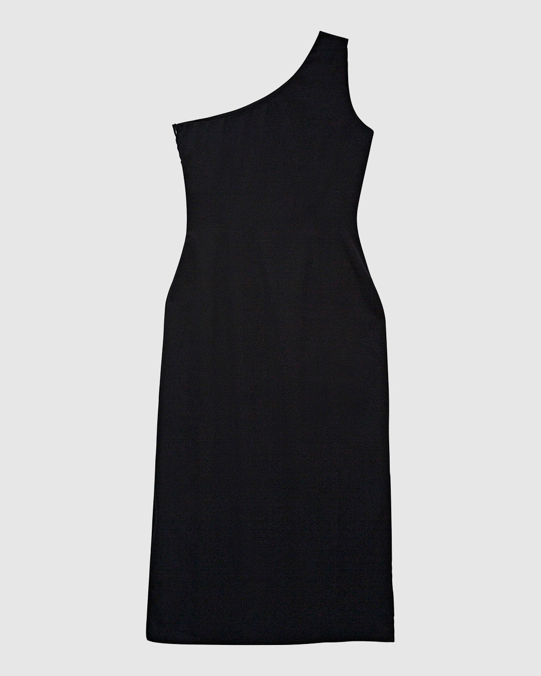 Vestido Midi Feminino Assimétrico Fenda Lateral Em Crepe - ENFIM - Imagem 2