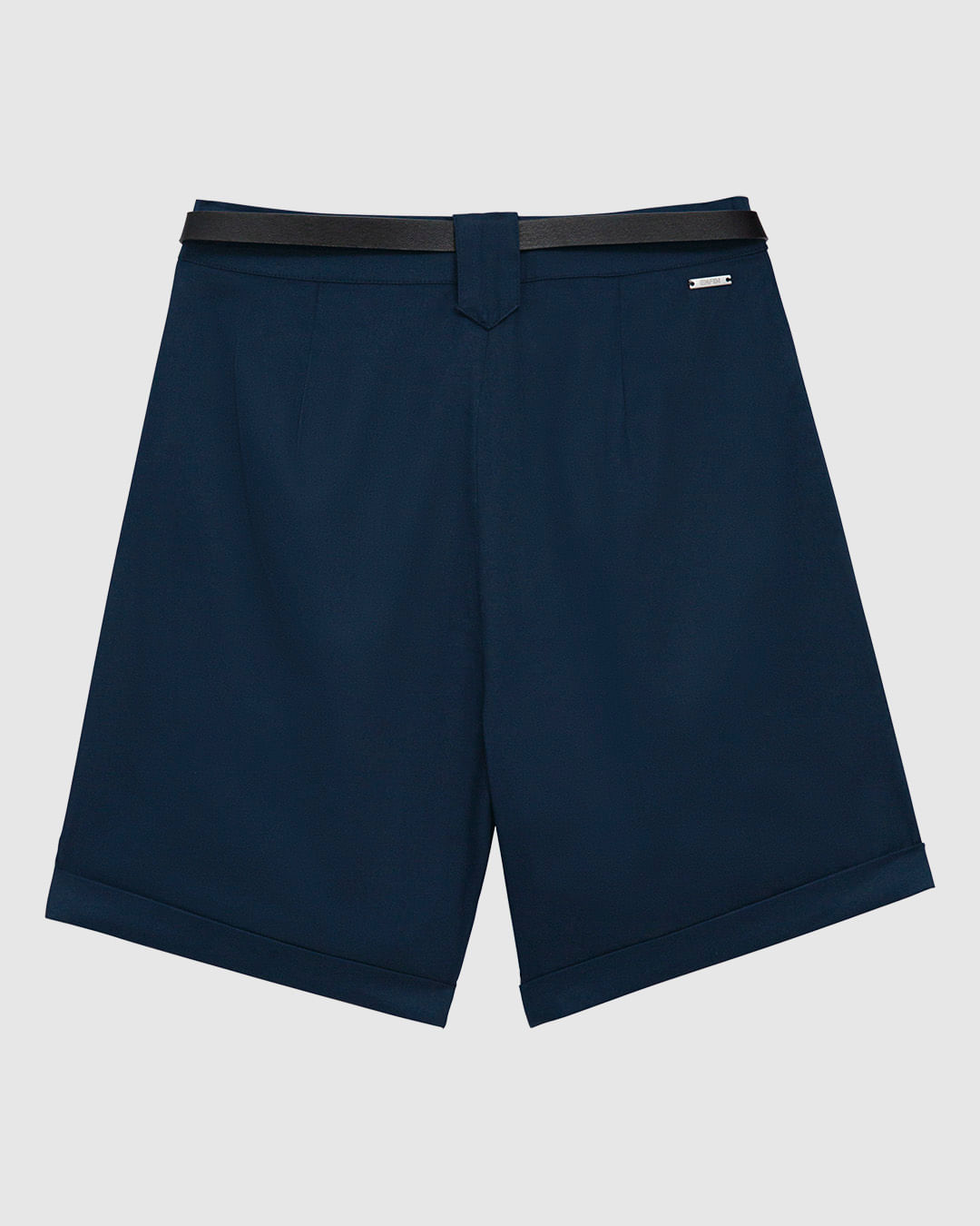 Shorts Feminino Reto Acompanha Cinto Em Algodão Sarjado - ENFIM - Imagem 6