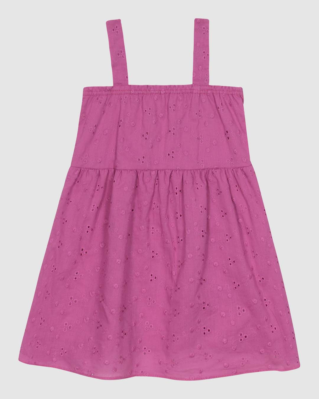 Vestido Infantil Decote Reto Alça Média Em Laise Algodão Malwee Kids - Imagem 2