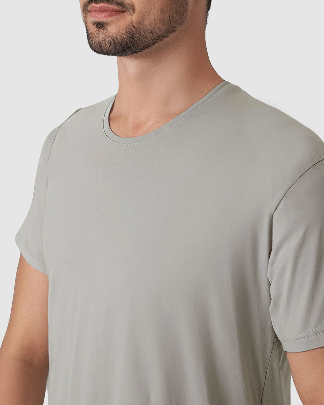 Camiseta Masculina Regular Gola Redonda Manga Curta Em Algodão - Imagem 22